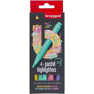 Slikarski set Pastel Hightlighters 4/1 Bruynzeel 453855