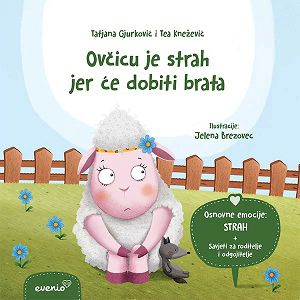 Slikovnica Emocije Ovčicu je strah jer će dobiti brata+savje.za roditelje 008726