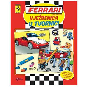 Slikovnica vježbenica Ferrari U tvornici