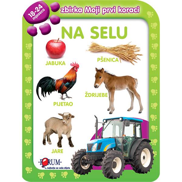 Slikovnica Zbirka Moji prvi koraci, Na selu