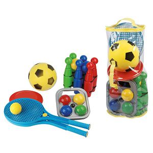 SPORTSKI SET 5u1 nogomet/kuglanje/tenis/frizbi/boules Androni 172495