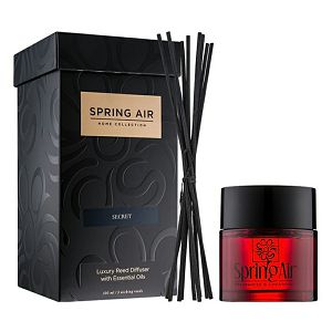 Spring Air Difuzor sa štapićima od ratana,100ml,miris Secret (traje do 60 dana)