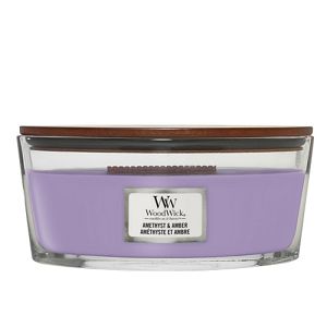 Svijeća mirisna WoodWick Classic Elipse Amethyst & Amber 1632300E (gori 50 sati)