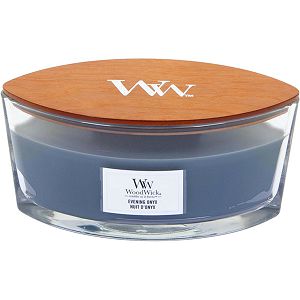 Svijeća mirisna WoodWick Classic Elipse Evening Onyx 1725479E (gori 50 sati)