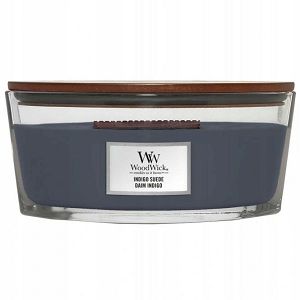 SVIJEĆA MIRISNA WoodWick Classic Elipse Indigo Suede 1694643E (gori 50 sati)