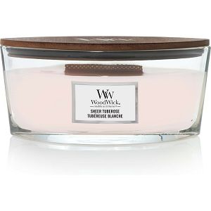 Svijeća mirisna WoodWick Classic Elipse Sheer Tuberose 1728614E (gori 50 sati)