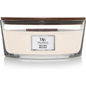 Svijeća mirisna WoodWick Classic Elipse Vanilla Musk 1743616E (gori 50 sati)