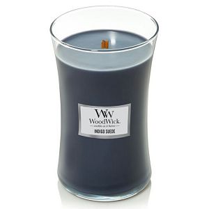 SVIJEĆA MIRISNA WoodWick Classic Large Indigo Suede 1694651E (gori 180 sati)