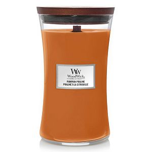 Svijeća mirisna WoodWick Classic Large Pumpkin Praline 1720913E (gori 180 sati)