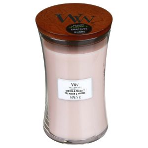 SVIJEĆA MIRISNA WoodWick Classic Large Vanilla&Sea Salt 93191E (gori 130 sati)