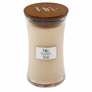 SVIJEĆA MIRISNA WoodWick Classic Large White Honey 93026E (gori 130 sati)