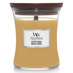 Svijeća mirisna WoodWick Classic Medium Gilded Sands 1759804E (gori 100 sati)