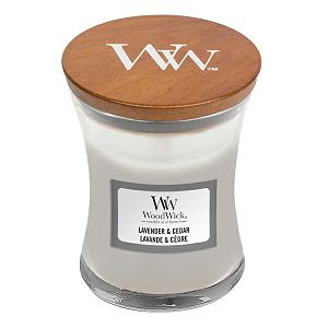 SVIJEĆA MIRISNA WoodWick Classic Medium Hourglass Lavander & Cedar (gori 100 sati)