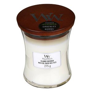 SVIJEĆA MIRISNA WoodWick Classic Medium Island Coconut 92115E (gori 100 sati)