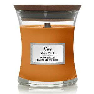 Svijeća mirisna WoodWick Classic Medium Pumpkin Praline 1720912E (gori 100 sati)