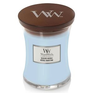 Svijeća mirisna WoodWick Classic Medium Seaside Neroli 1681477E (gori 100 sati)