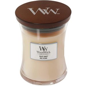 SVIJEĆA MIRISNA WoodWick Classic Medium White Honey 92026E (gori 100 sati)