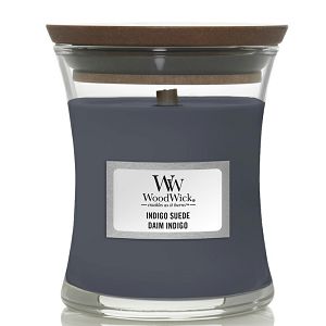 SVIJEĆA MIRISNA WoodWick Classic Mini Indigo Suede 1694655E (gori 40 sati)