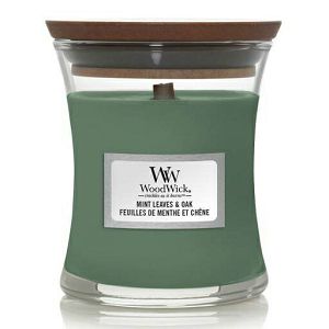 Svijeća mirisna WoodWick Classic Mini Mint Leaves & Oak 1721690E (gori 40 sati)