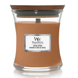 Svijeća mirisna WoodWick Classic Mini Santal Myrrh 1743620E (gori 40 sati)