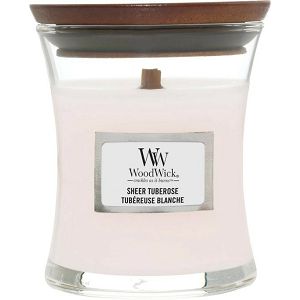 Svijeća mirisna WoodWick Classic Mini Sheer Tuberose 1728754E (gori 40 sati)