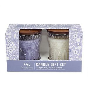 Svijeća mirisna WoodWick poklon set 2/1 Lavander Spa & Magnolia