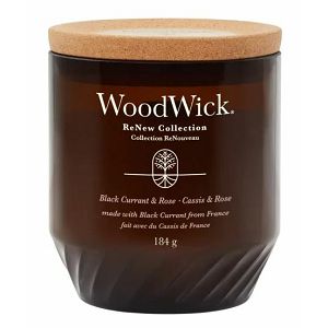 Svijeća mirisna WoodWick ReNew Medium Black Currant & Rose 184gr. 148403