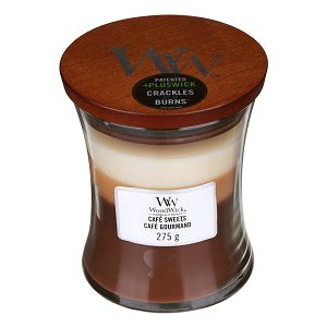 SVIJEĆA MIRISNA WoodWick Trilogy Medium Cafe Sweets 92904E (gori 100 sati)