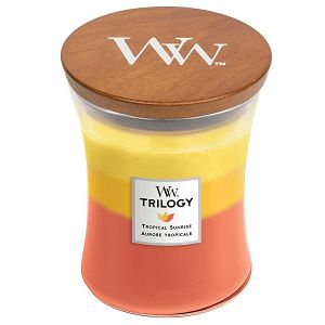 SVIJEĆA MIRISNA WoodWick Trilogy Medium Tropical Sunrise 1647916E (gori 100 sati)