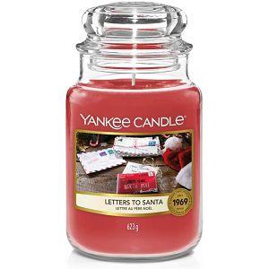 SVIJEĆA MIRISNA Yankee Candle Classic Large Letters to Santa 1631650E(gori do 150sati)