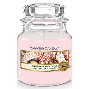 SVIJEĆA MIRISNA Yankee Candle Classic Small Christmas Eve Cocoa 1631356E (gori do 30 sati)