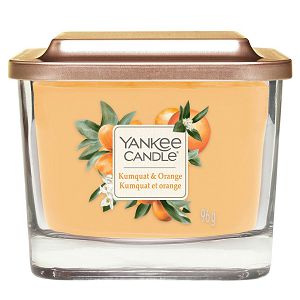 SVIJEĆA MIRISNA Yankee Candle Elevation Small Jar Kumquat & Orange (gori do 28 sati)