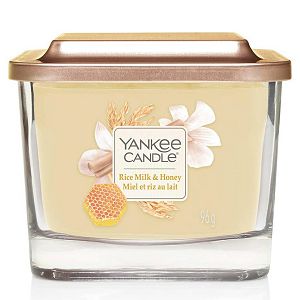 SVIJEĆA MIRISNA Yankee Candle Elevation Small Jar Rice Milk & Honey (gori do 28 sati)