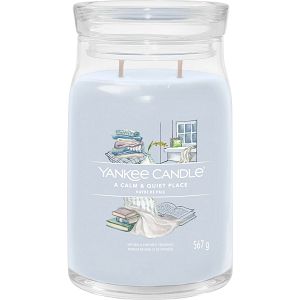 Svijeća mirisna Yankee Candle Signature Large A calm & quiet place (gori do 90 sati)