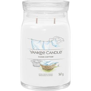 Svijeća mirisna Yankee Candle Signature Large Clean Cotton 1630644E (gori do 90 sati)