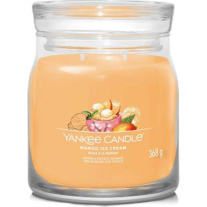 Svijeća mirisna Yankee Candle Signature Medium Mango Ice Cream 1632325E (gori do 50 sati)