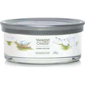 Svijeća mirisna Yankee Candle Signature Multiwick Tumbler Clean Cotton (gori do 28 sati)