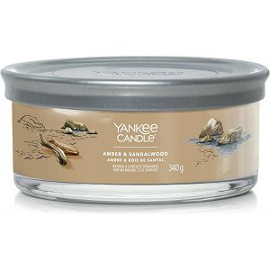 Svijeća mirisna Yankee Candle Signature Multiwick Tumbler Amber&Sandal(gori do 28 sati)