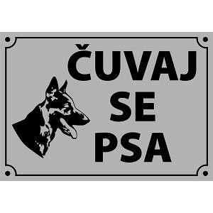 Tabla Čuvaj se psa A5