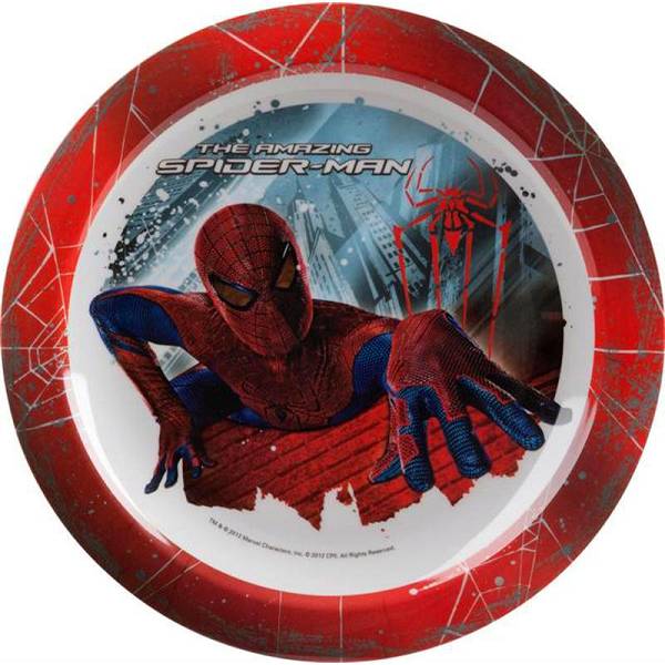 Tanjur plitki pvc Disney Spiderman fi22cm