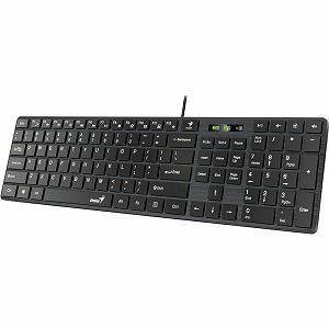 TASTATURA GENIUS KB-126 slimstar, žičana, USB, crna