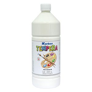 Tempera 1000ml boca KARBON bijela