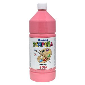 Tempera 1000ml boca KARBON roza