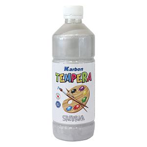 Tempera 1000ml boca KARBON srebrna