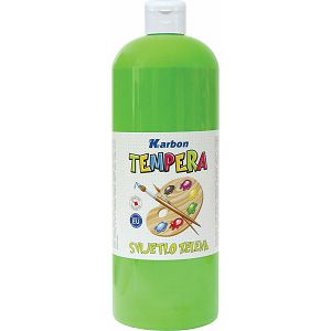 Tempera 1000ml boca KARBON svijetlo zelena