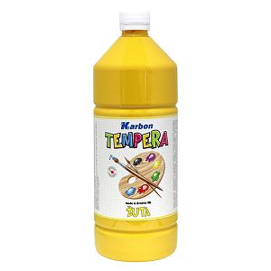 Tempera 1000ml boca KARBON žuta