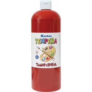 Tempera 1000ml boca KARBON crvena 026693