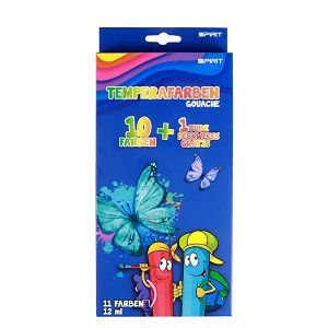 TEMPERA SPIRIT 10x12ml,10/1 + bijela tempera gratis 032974