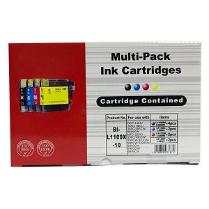 TINTA BROTHER LC-1100/980 BKx4+Mx2+Cx2+Yx2 multipack 10boja BV