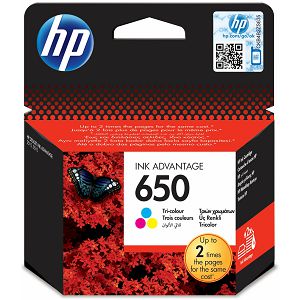 Tinta HP CZ102AE 650 boja Original, ispis 200str.